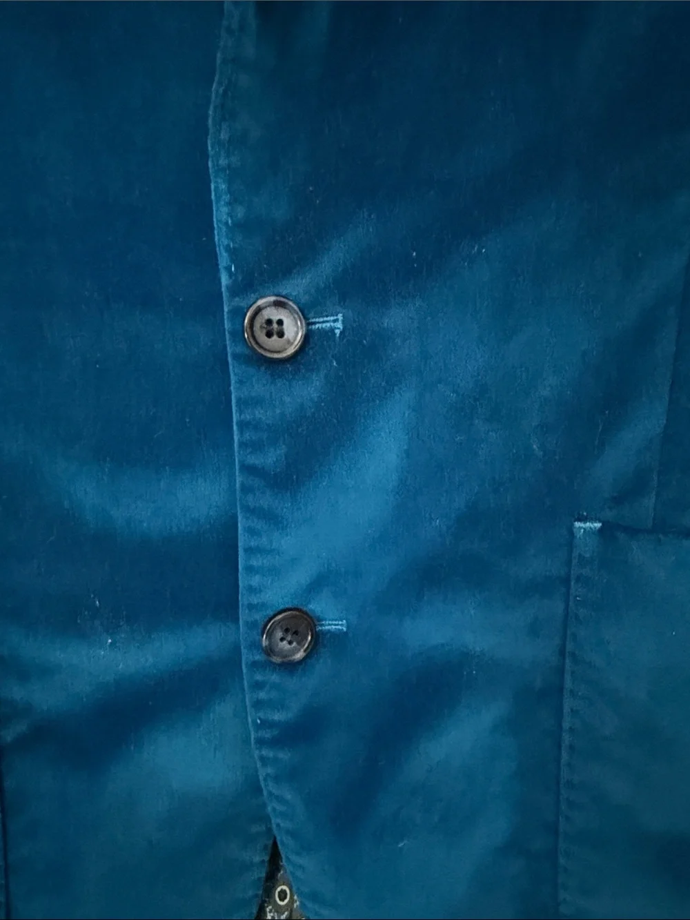 Tailorbyrd Teal Velvet Sport Coat Blazer Men’s 38S